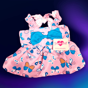 Pink Baby Dress Dog - doggierosestar